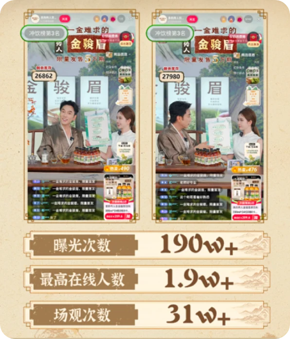 康师傅与林依轮直播营销数据